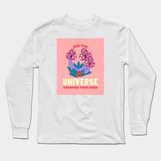 See The Universe - Mushrooms Long Sleeve T-Shirt